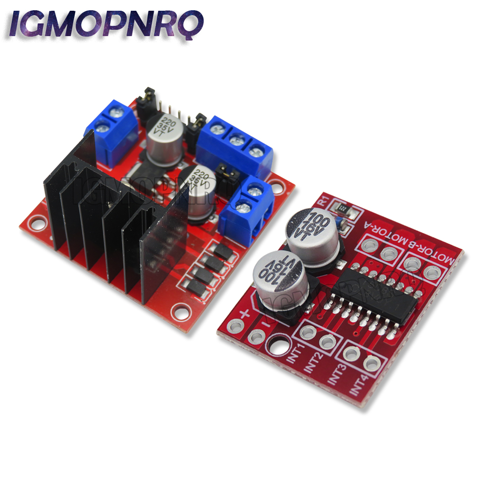 L298N Module - แผงวงจรไดรเวอร์ L298N 298N สเต็ปมอเตอร์อัจฉริยะรถหุ่นยนต์เบรดบอร์ด Peltier L298พลังงานสูงจอ