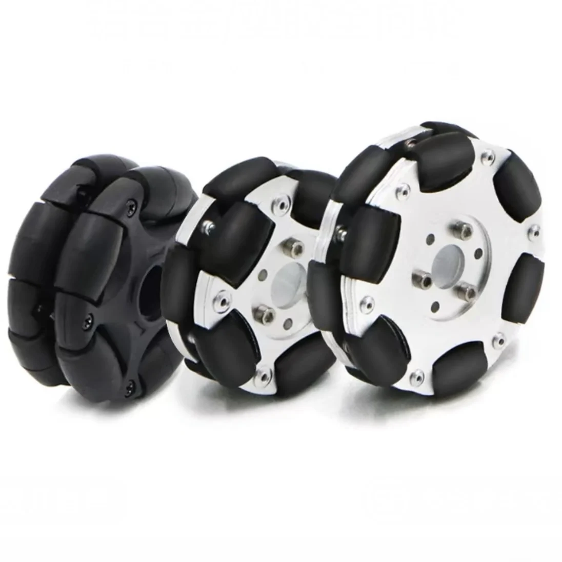Omni Wheel - ล้ออเนกประสงค์โลหะสำหรับหุ่นยนต์อัจฉริยะ ขนาด 58 มม. 60 มม.