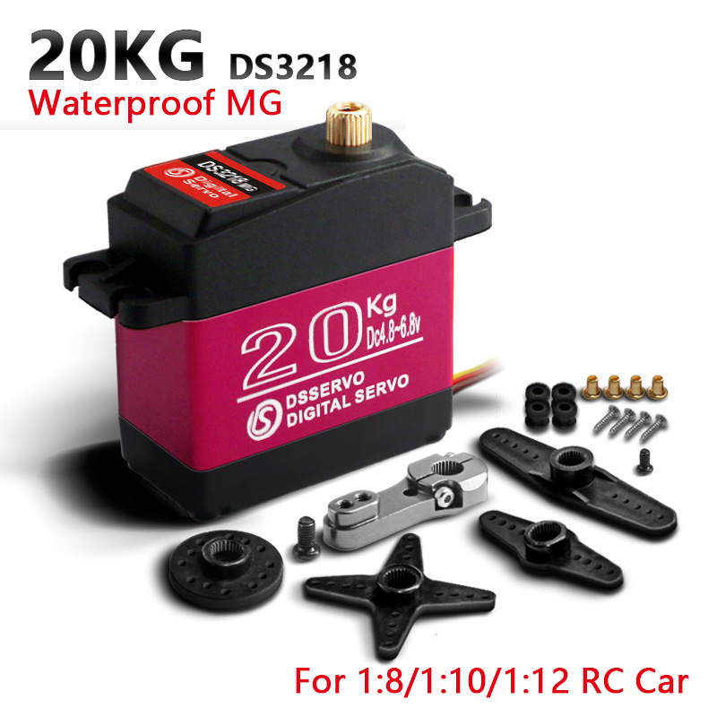 Robot Arm Metal - เซอร์โวดิจิตอลโลหะ Dsservo Ds3218Mg 20 กก. แรงบิดสูง