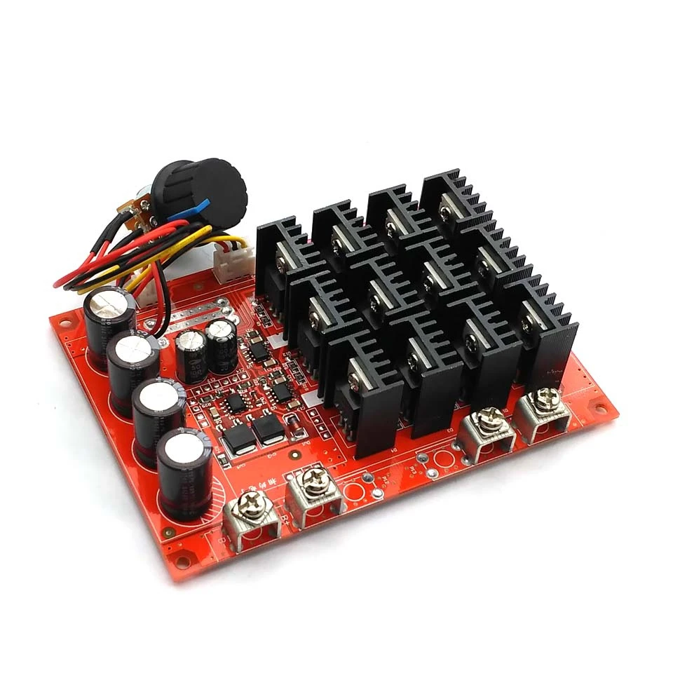 Motor Driver Module - ตัวควบคุมความเร็วจอ DC 10-50V 60A PWM hho