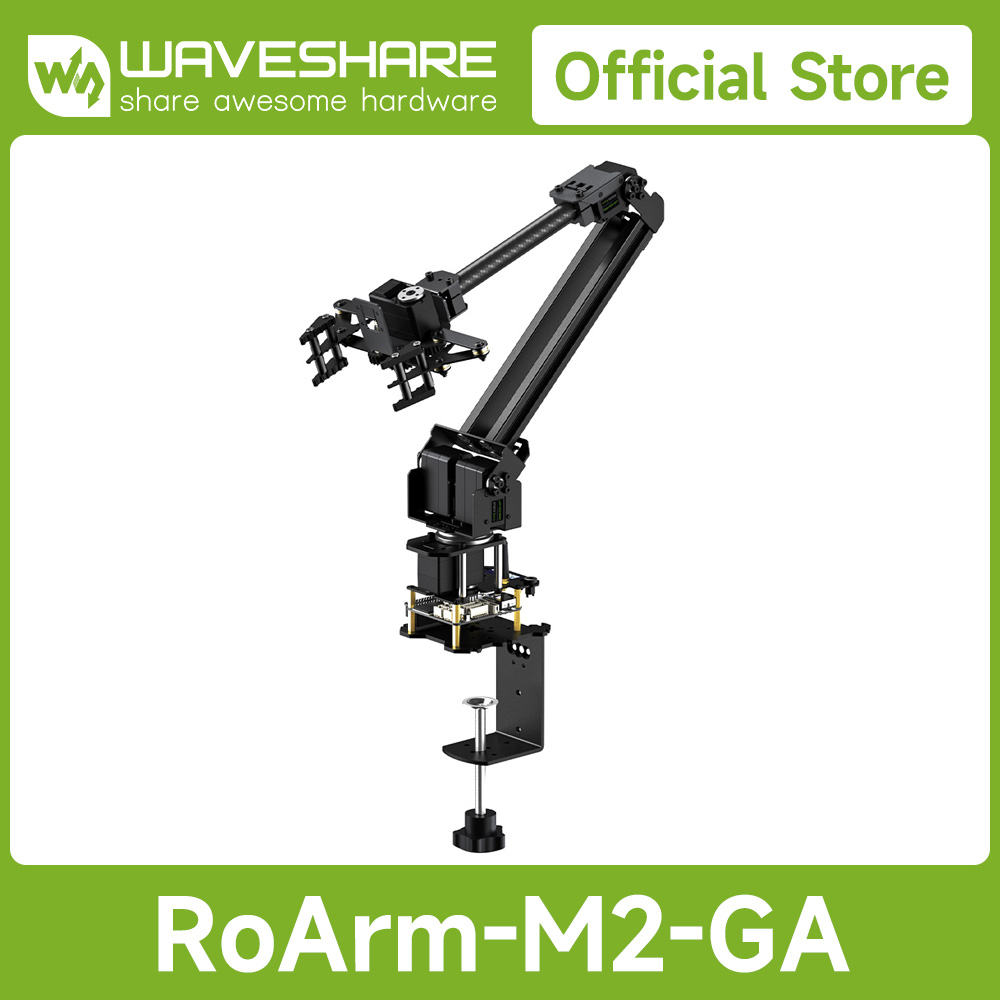 Robot Arm Kit - ชุดแขนหุ่นยนต์ตั้งโต๊ะ Waveshare 3+1 DOF แบบแรงบิดสูง ใช้บัสแบบอนุกรม