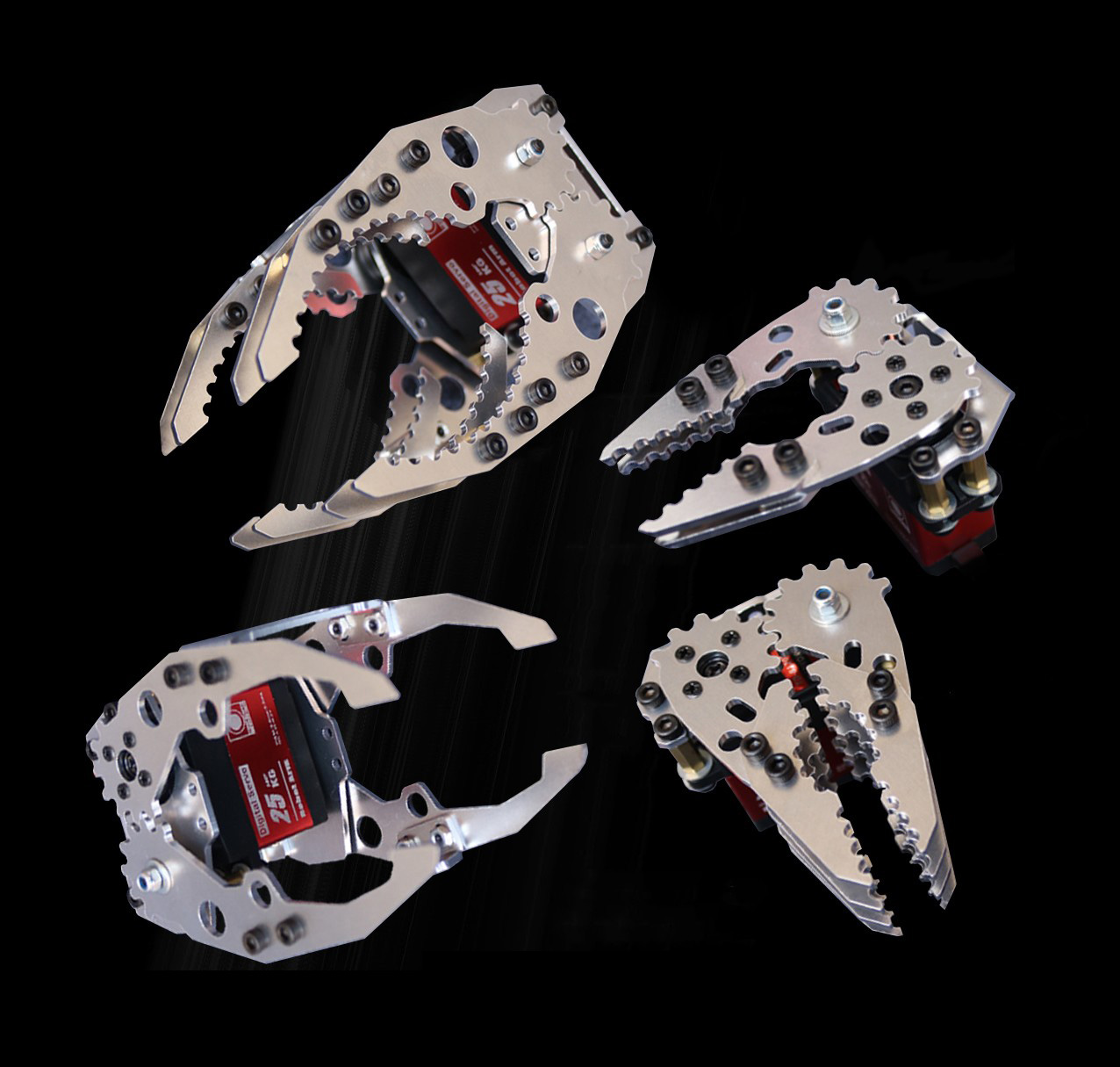 Robot Arm Kit - โลหะ Mechanical Gripper Hand Claw Clamp