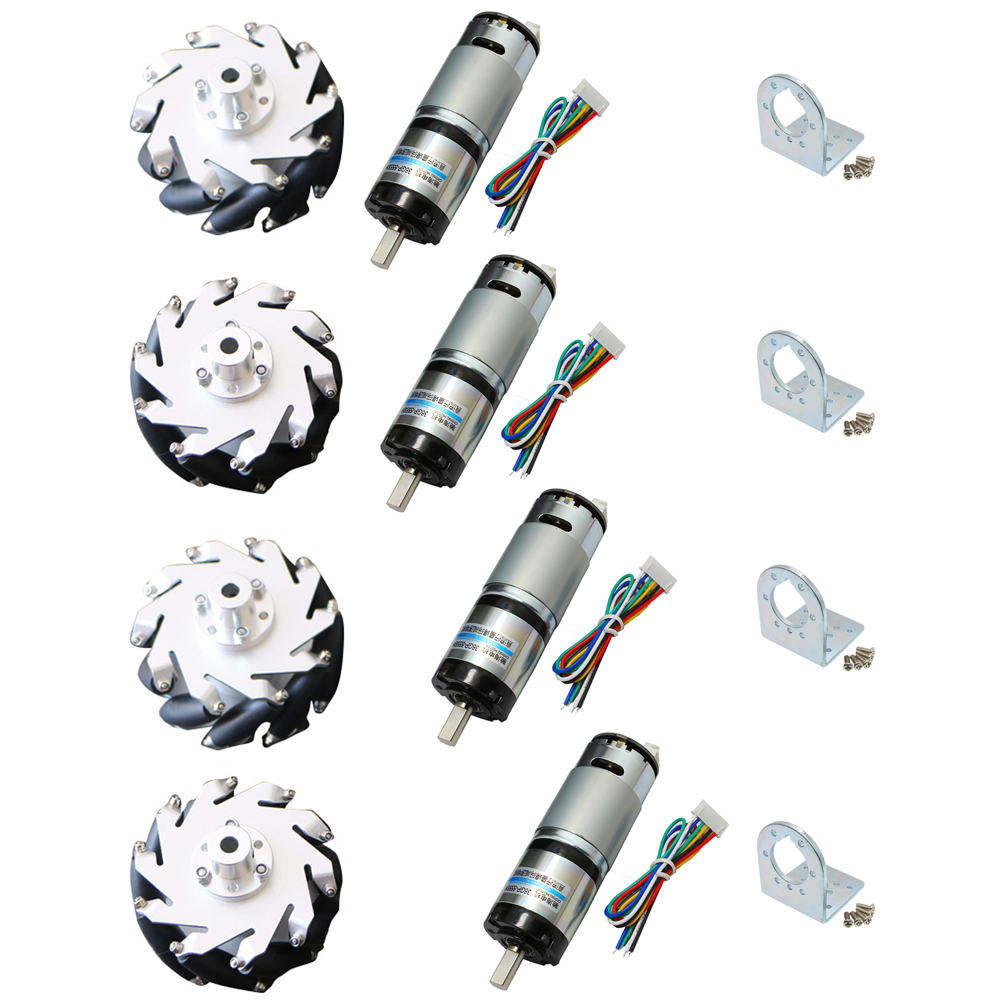 Omni Wheel - 60กก.4Pcs 127Mm Omni Mecanum ล้อ +