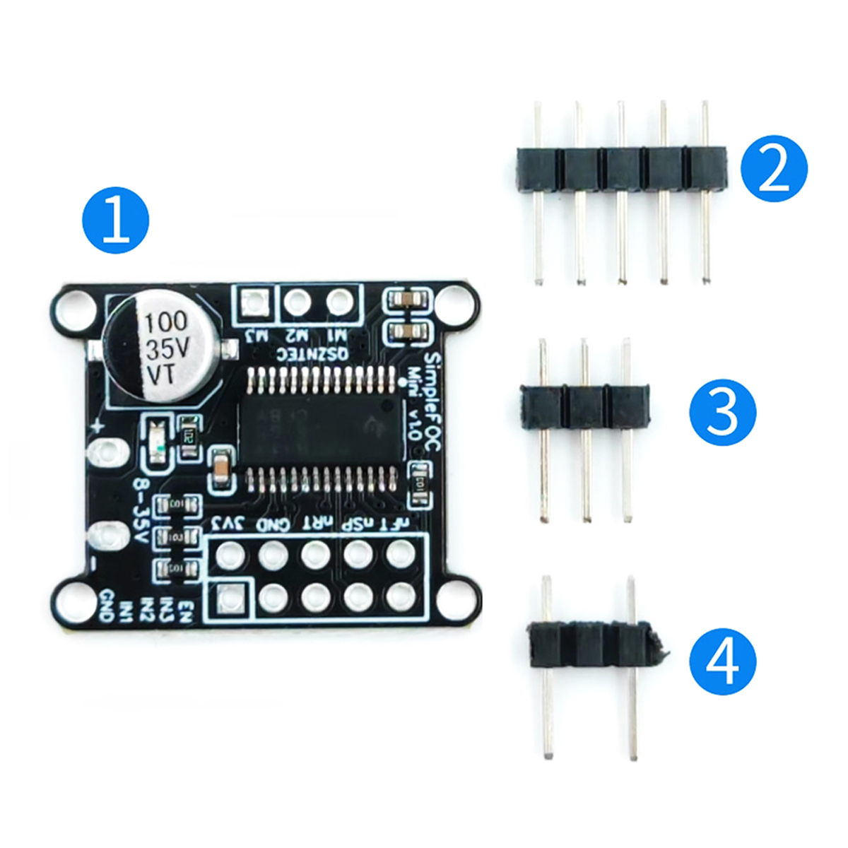 Motor Driver Module - DRV8313 บอร์ดควบคุมมอเตอร์ไร้แปรงถ่าน DC รุ่น Mini v1.0