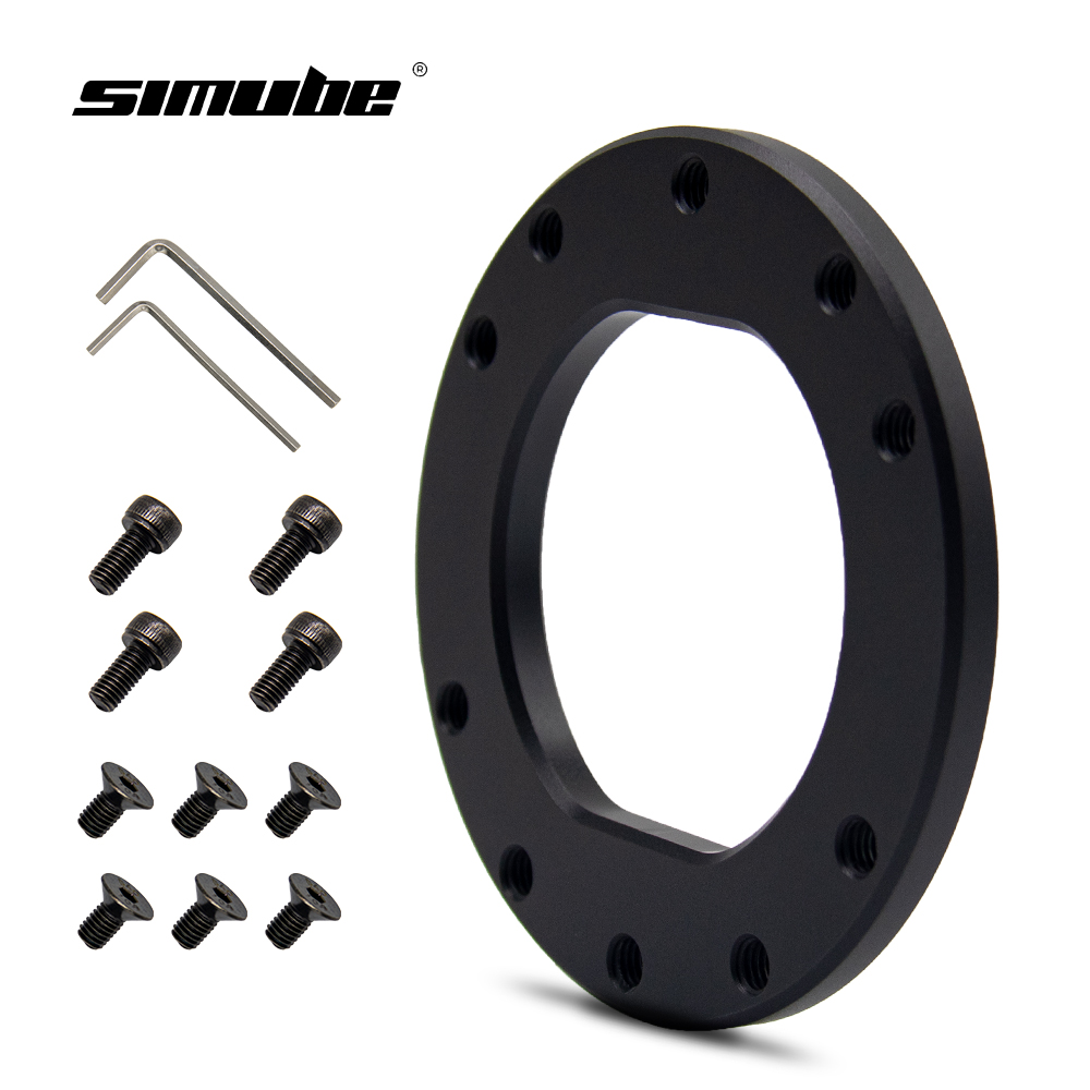 Omni Wheel - แผ่นอะแดปเตอร์ Simube 70 มม. สำหรับแปลงรูยึดพวงมาลัยเป็น Fanatec