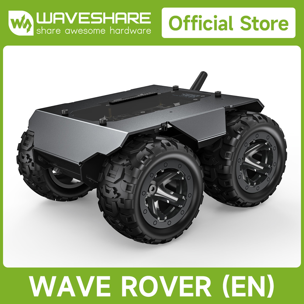 Robot Chassis - Waveshare WAVE ROVER แชสซีหุ่นยนต์เคลื่อนที่ 4WD ที่ยืดหยุ่นและขยายได้,