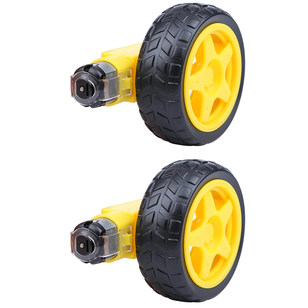 Microbit Robot - มอเตอร์ TT 2 ชิ้น พร้อมสายไฟ, มอเตอร์ไฟฟ้ากระแสตรง