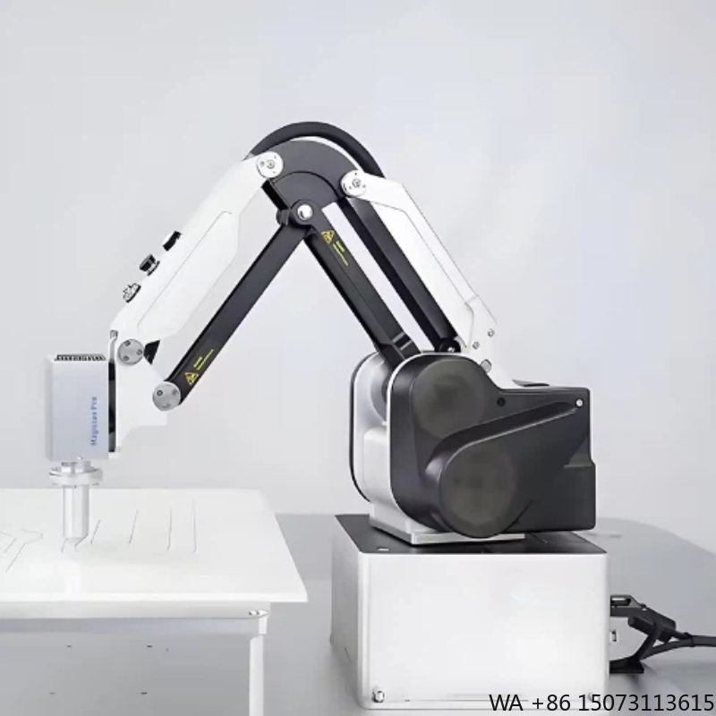 Robot Arm Kit - แขนหุ่นยนต์เพื่อการศึกษาแบบตั้งโต๊ะ 4 แกน ความแม่นยำสูง พร้อมระบบควบคุมการเคลื่อนไหวสำหรับการฝึกอบรมในอุตสาหกรรม