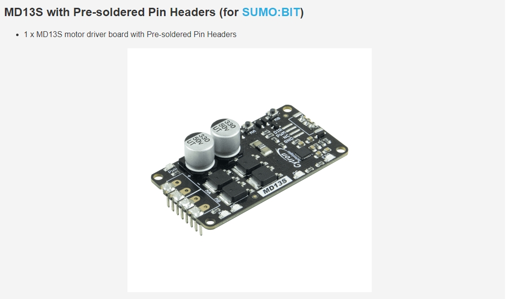 108070021 MD13S 13Amp 6V-30V D - Motor Driver Module บทวิจารณ์และราคา