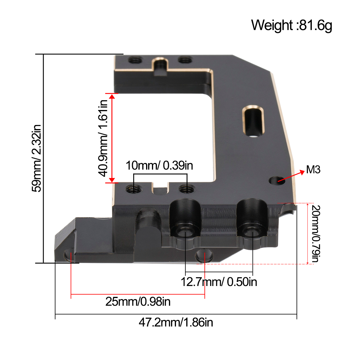 ขายึดเซอร์โวทองเหลืองกลึงสำหรั - Servo Bracket บทวิจารณ์และราคา