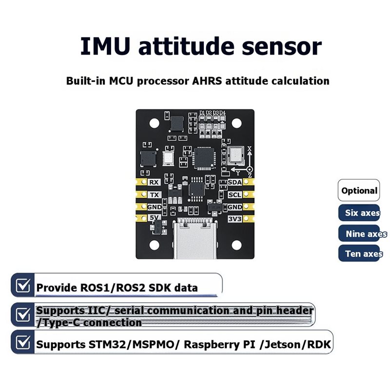 B92B โมดูลเซ็นเซอร์ IMU แบบ 10 - Ros Robot บทวิจารณ์และราคา