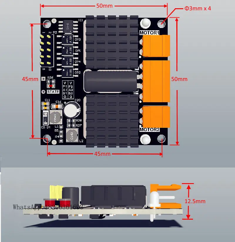 โมดูลขับมอเตอร์กระแสตรงแบบสองช - L298N Module บทวิจารณ์และราคา