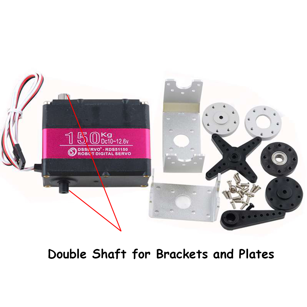 เกียร์เซอร์โวโลหะดิจิทัล150กก. - Servo Bracket บทวิจารณ์และราคา