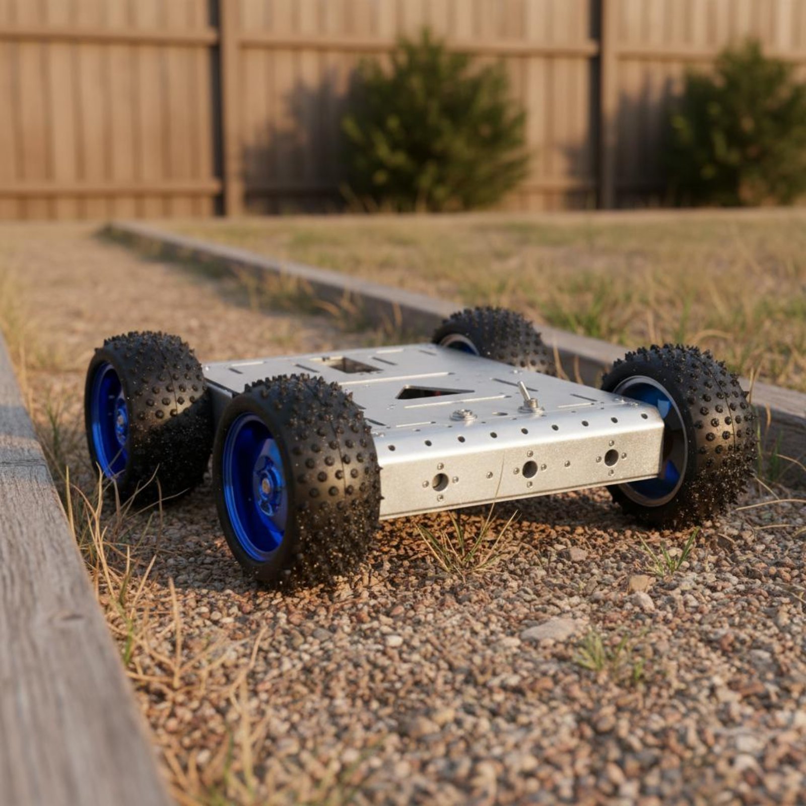 แชสซีรถสมาร์ทคาร์ 4WD รับน้ำหน - Robot Chassis บทวิจารณ์และราคา