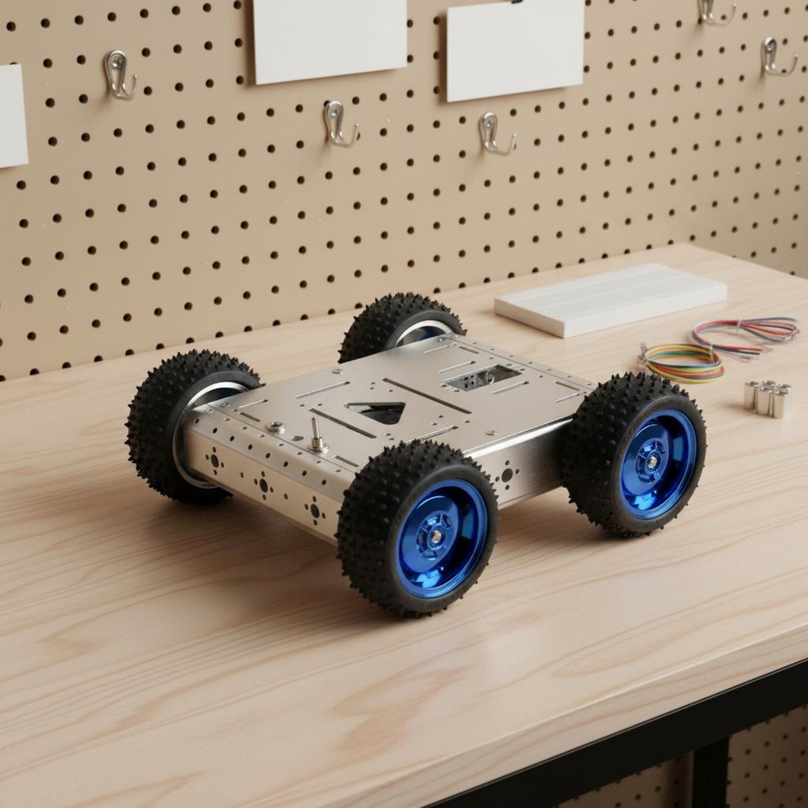 แชสซีรถสมาร์ทคาร์ 4WD รับน้ำหน - Robot Chassis บทวิจารณ์และราคา