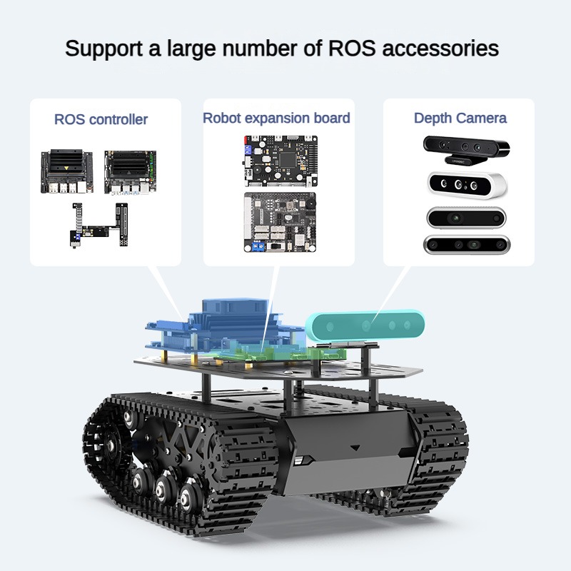 โหลด 10 กก.แชสซีถังดูดซับแรงกร - Arduino Robot บทวิจารณ์และราคา