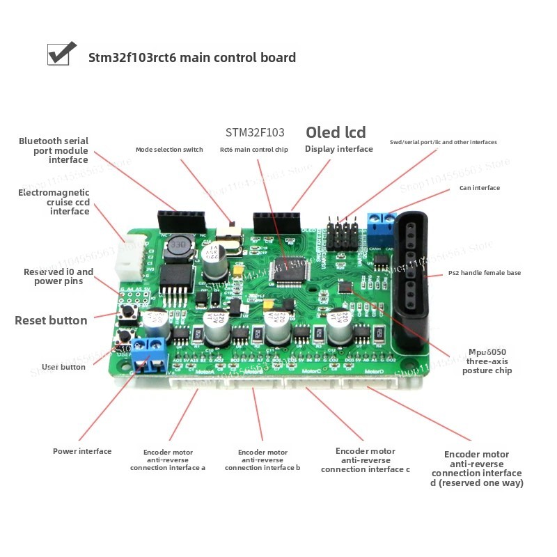 บอร์ดควบคุมหลัก MCU 32 บิตสำหร - Line Follower Robot บทวิจารณ์และราคา