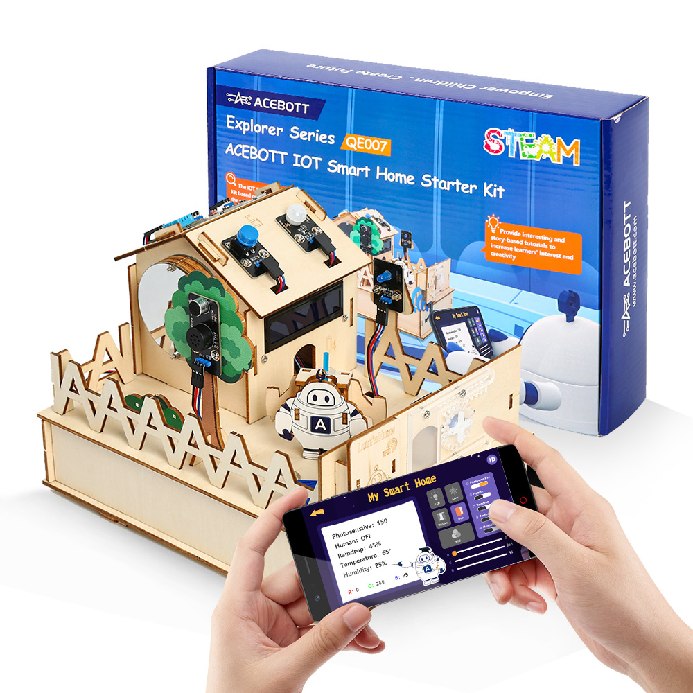 Acebott ชุดสมาร์ทโฮม DIY สำหรั - Microbit Robot บทวิจารณ์และราคา