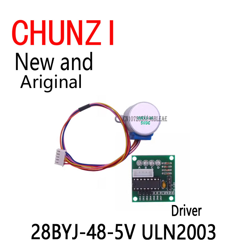 มอเตอร์สเต็ปเปอร์ 4 เฟส+ บอร์ด - 28Byj-48 บทวิจารณ์และราคา