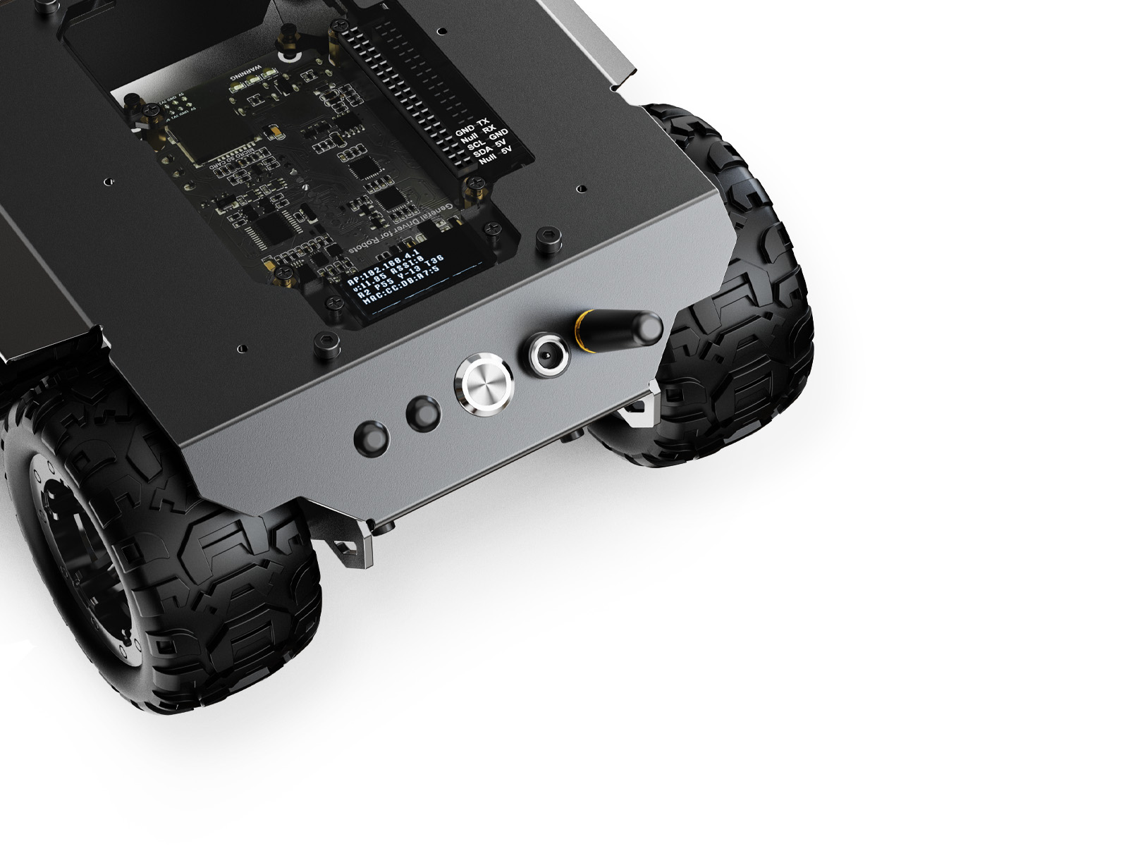 Waveshare WAVE ROVER แชสซีหุ่น - Robot Chassis บทวิจารณ์และราคา