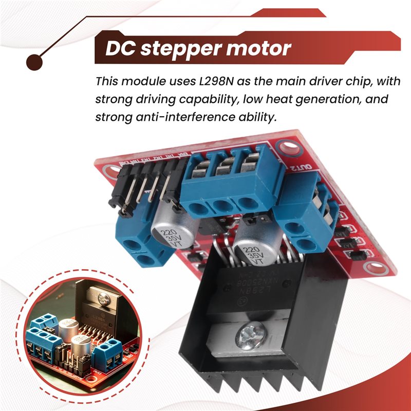 โมดูล AED7-L298N บอร์ดควบคุมมอ - L298N Module บทวิจารณ์และราคา