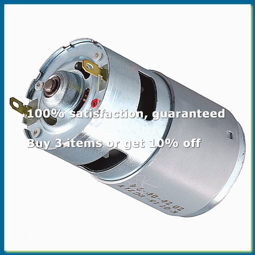 775 DC 21V มอเตอร์แปรงขนาดเล็ก - Dc Motor บทวิจารณ์และราคา